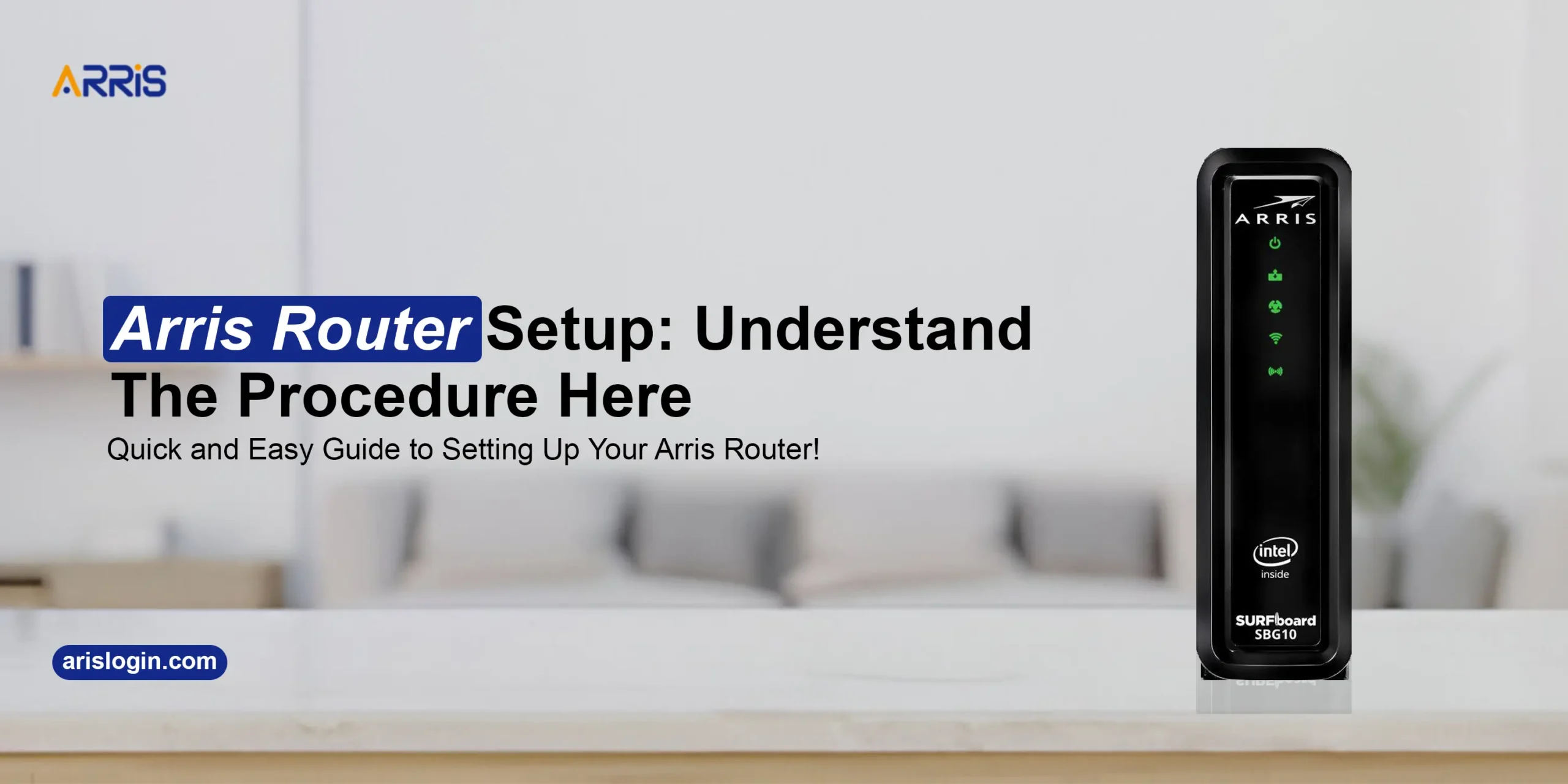 arris router setup​